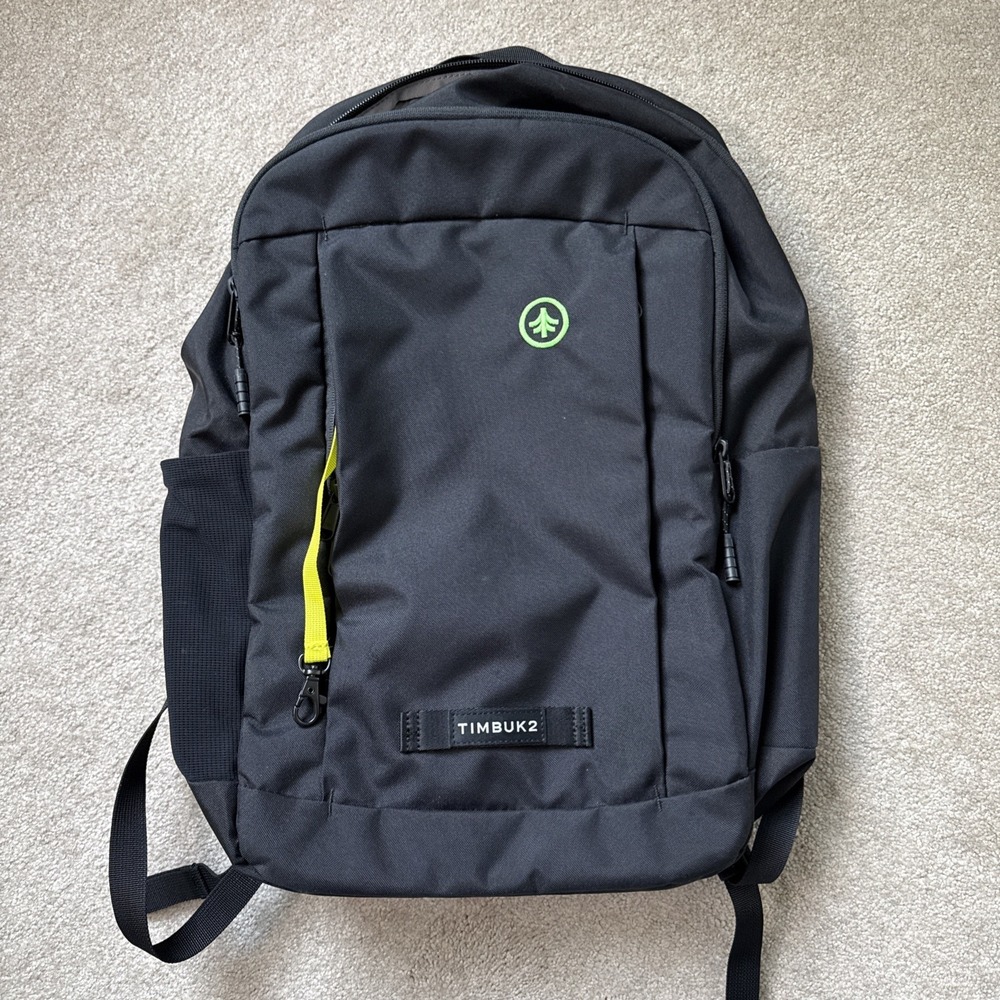 Timbuk2 Parkside Eco Laptop Tablet Black Travel Work School Backpack